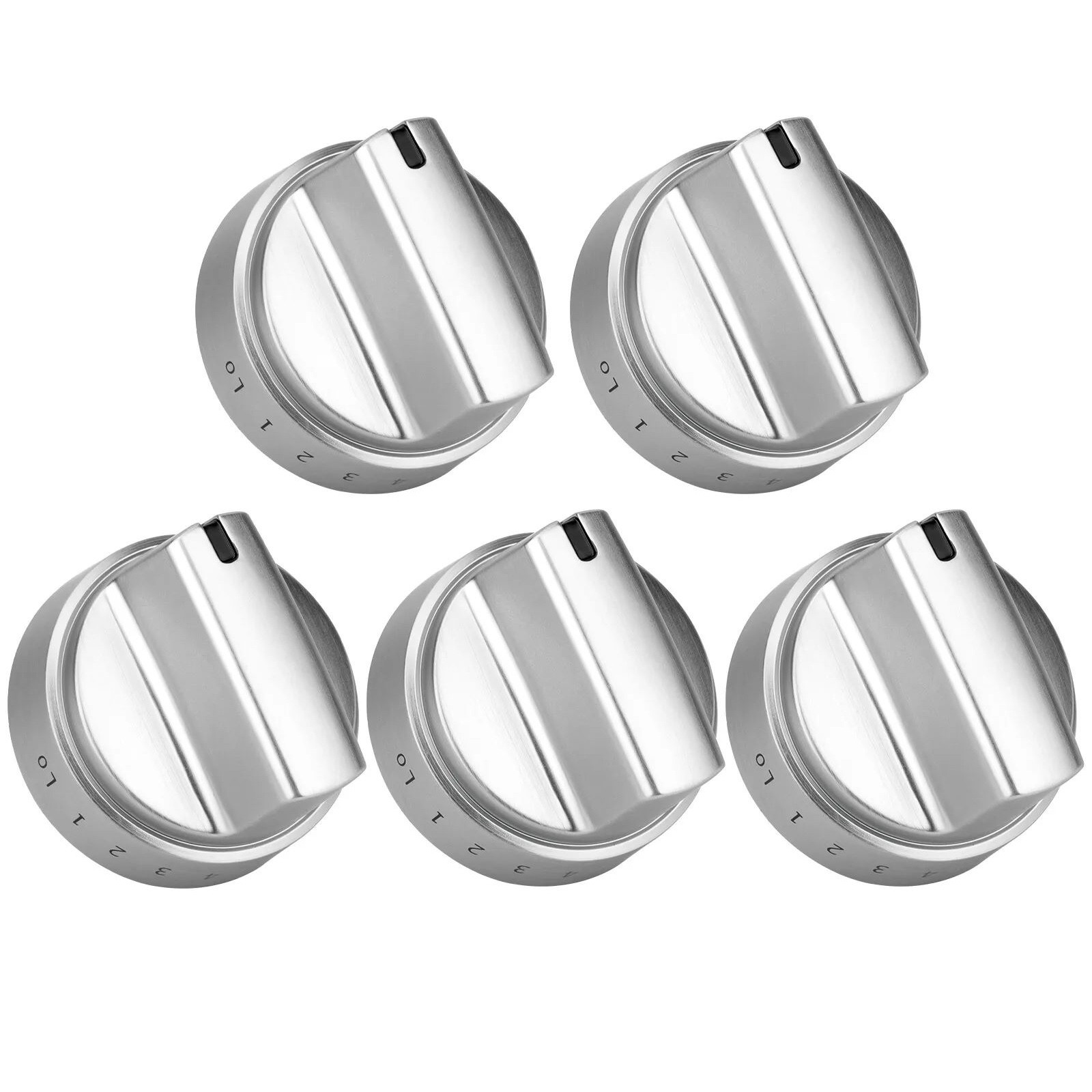Easy Installation 5PCS Control Knob for GE Gas Range Stove Replacement Part