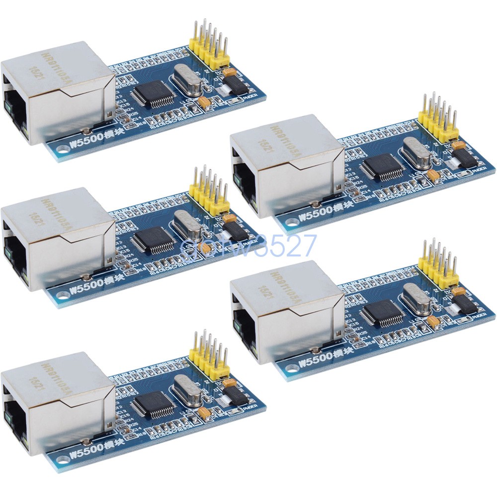 5X W5500 Ethernet Network Modules TCP/IP 51/STM32 Microcontroller SPI Interface