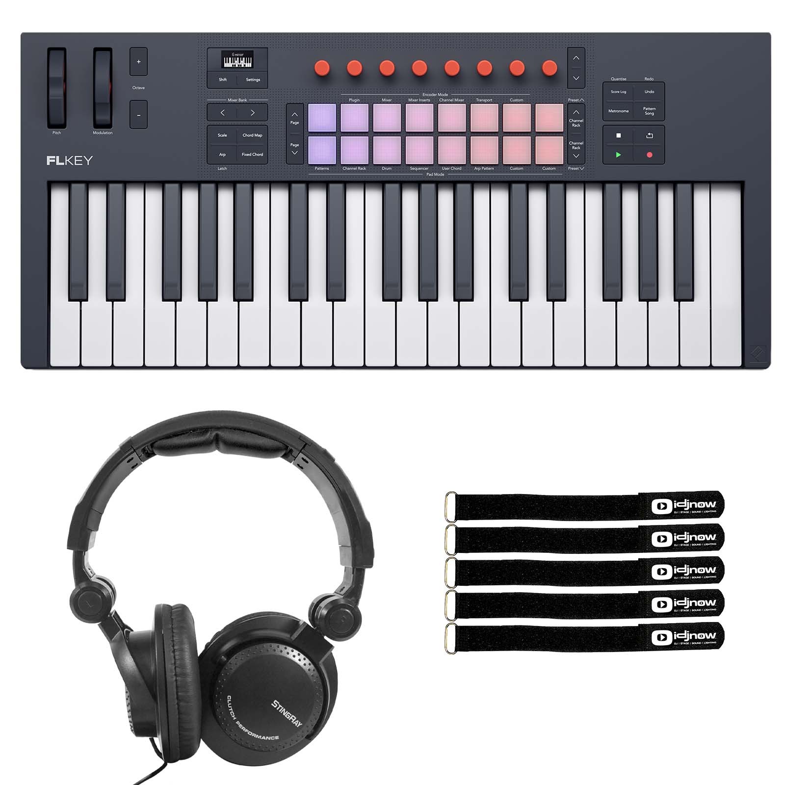 Novation FLkey 2 37 MIDI Keyboard Controller with Headphones Package
