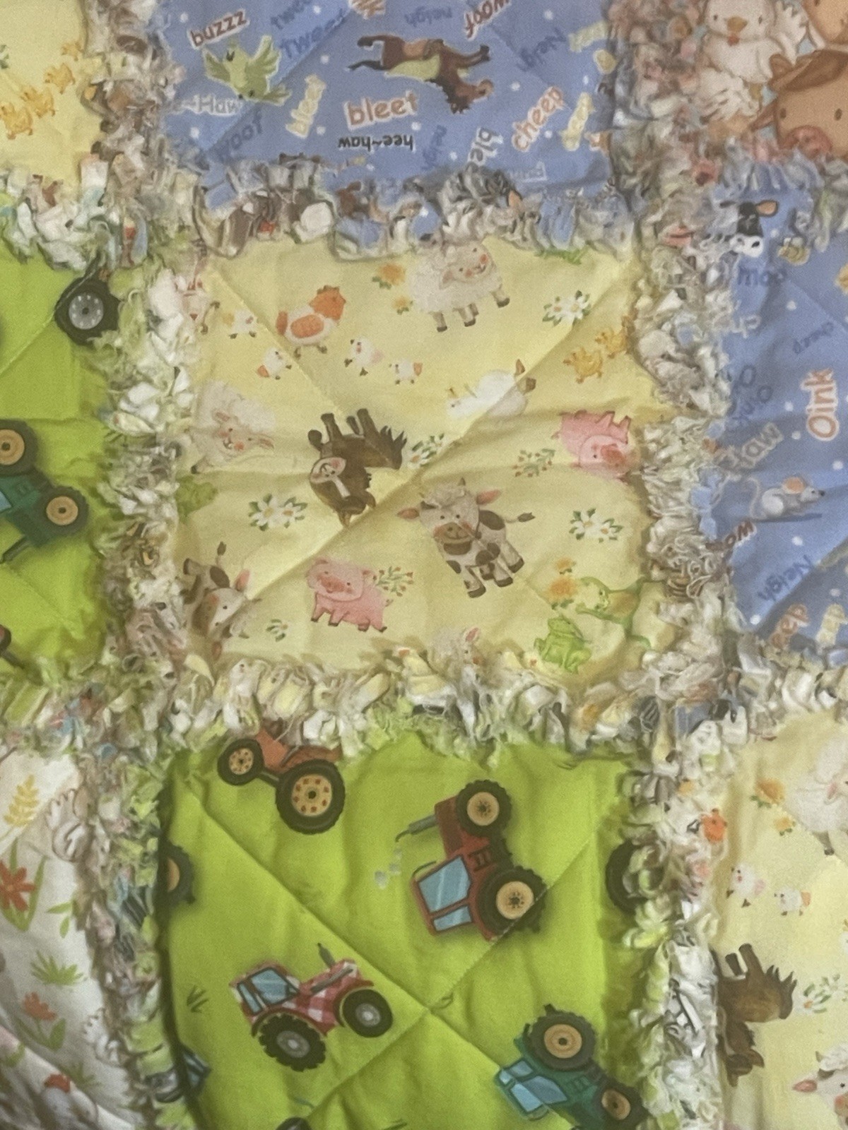 Down On The Farm Rag Quilt