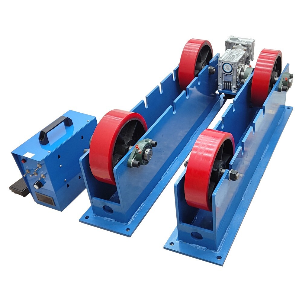 4400LB Adjustable Linkage Roller Welding Support Welding Tank Turning Rolls 110V