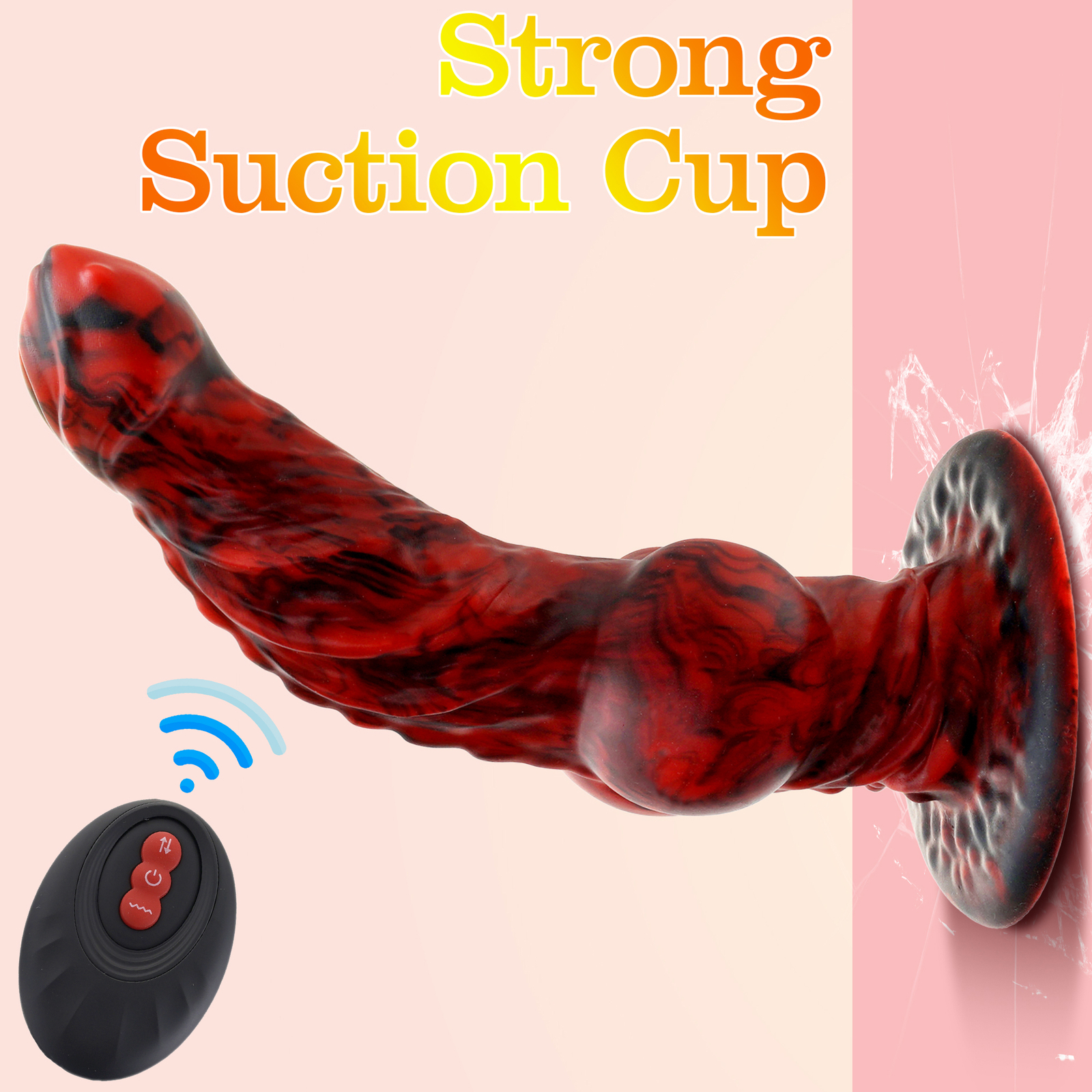 Remote Control Thrusting Knot Dildo Vibrator Prostate Massager Men Women Sex Toy