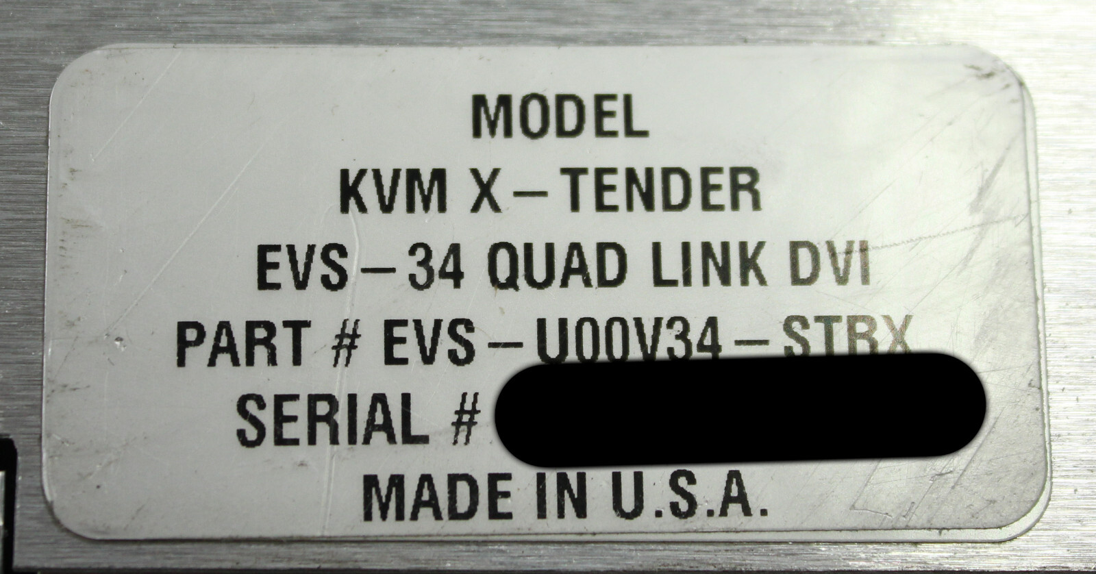 Thinklogical EVS-34 KVM DVI Extender EVS-U00V34-STRX - Unit Only
