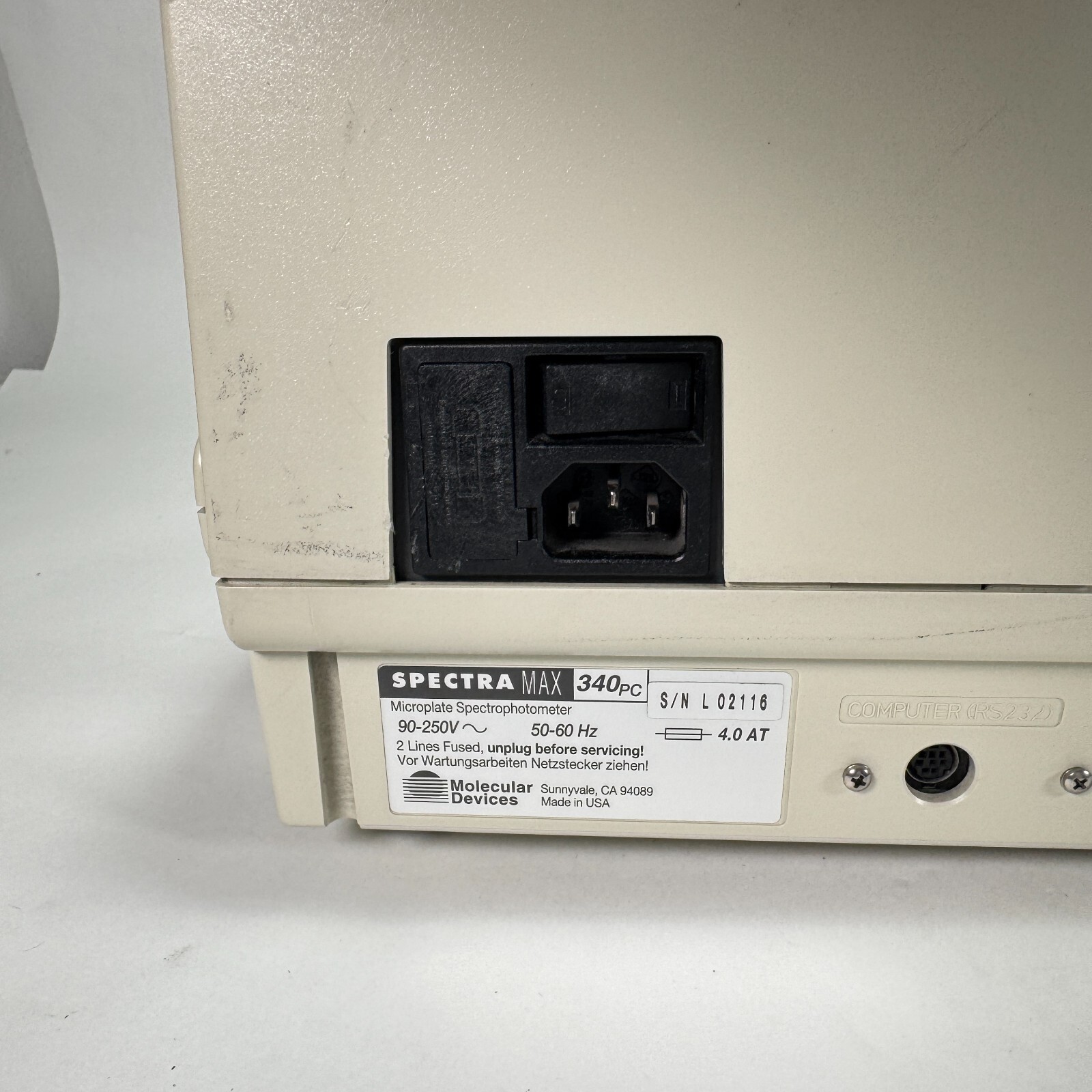 🚀Molecular Device SpectraMAX 340PC HighPerformance Absorbance Microplate Reader