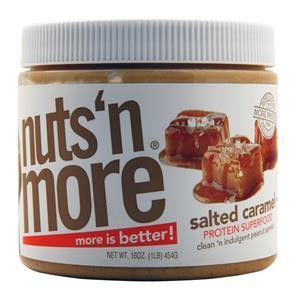 Nuts 'N More Protein Superfood Peanut Spread Salted Caramel 16 oz