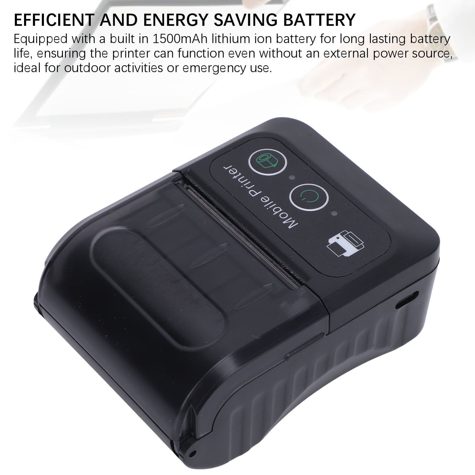 USB Ticket Printer Portable Thermal Receipt Printer QR Code Support 50 To 80mm⭐