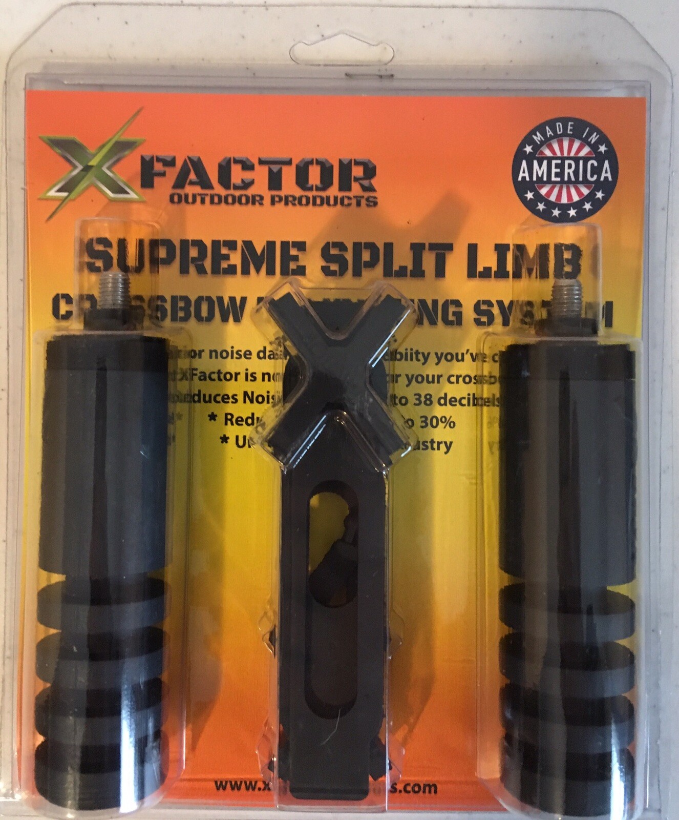X-FACTOR Supreme Split Limb CROSSBOW DAMPENING SYSTEM-New Sealed  in plastic