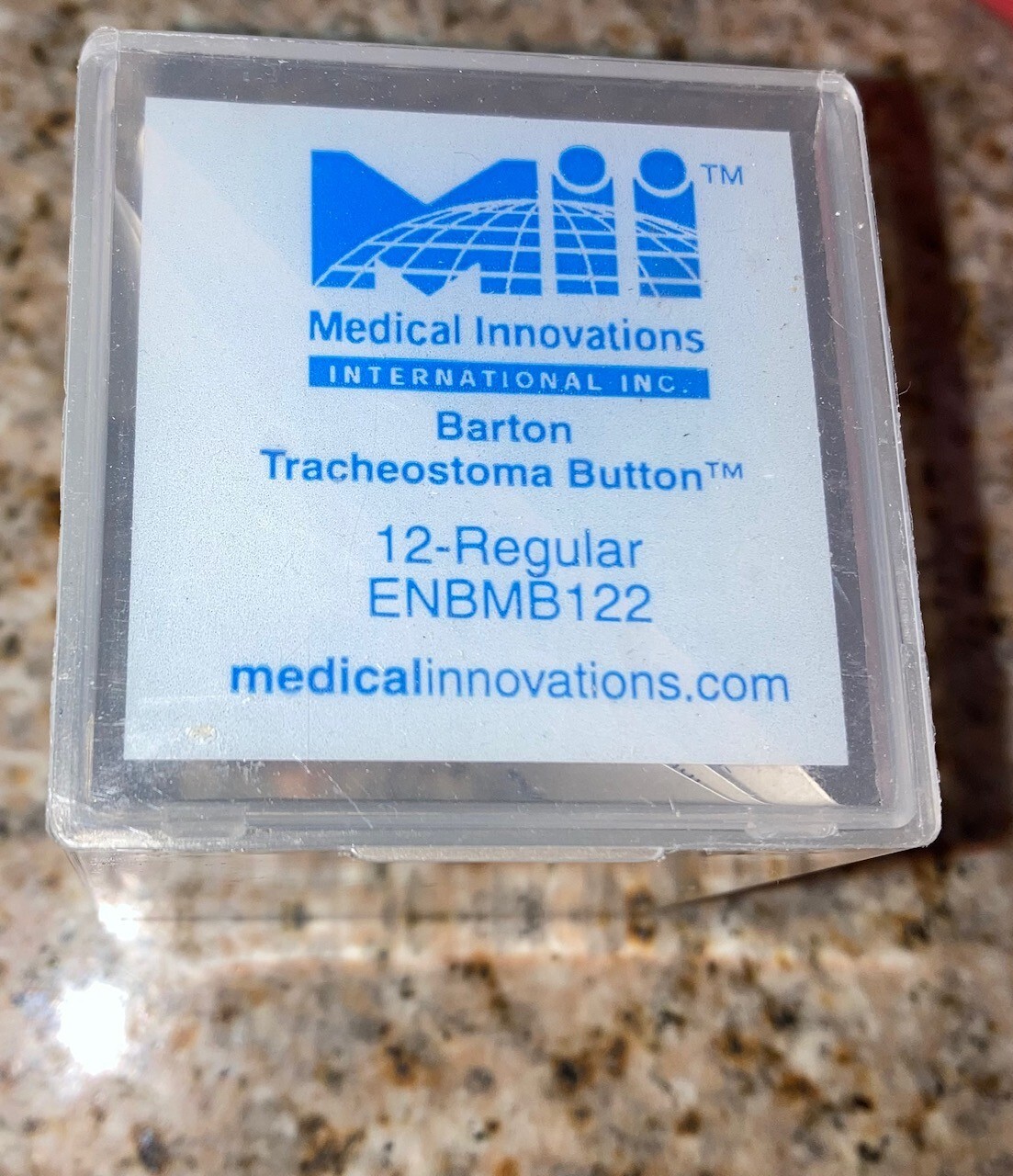 Larybutton Size 12 Reg BARTON MAYO LARY BUTTON TRACHEOSTOMA BUTTON New