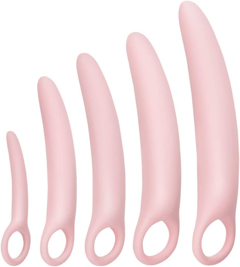 Lyniya 5-Pack Silicone Pelvic Floor Muscle Dilator Trainer Set for Women Large