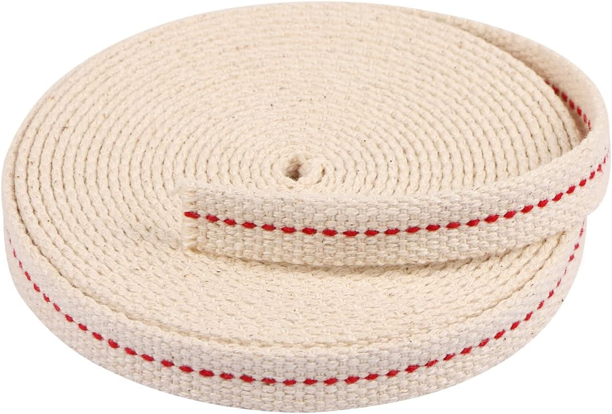 14 Foot Oil Lamp Wick, 1/2" Inch Flat Cotton Lantern Wick Latern for...