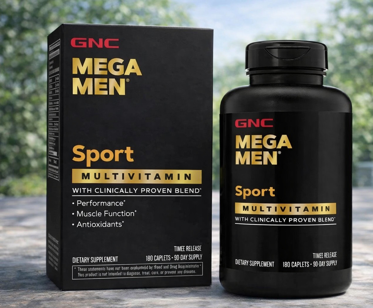 GNC Mega Men Energy & Metabolism Multivitamins 180 Caplets