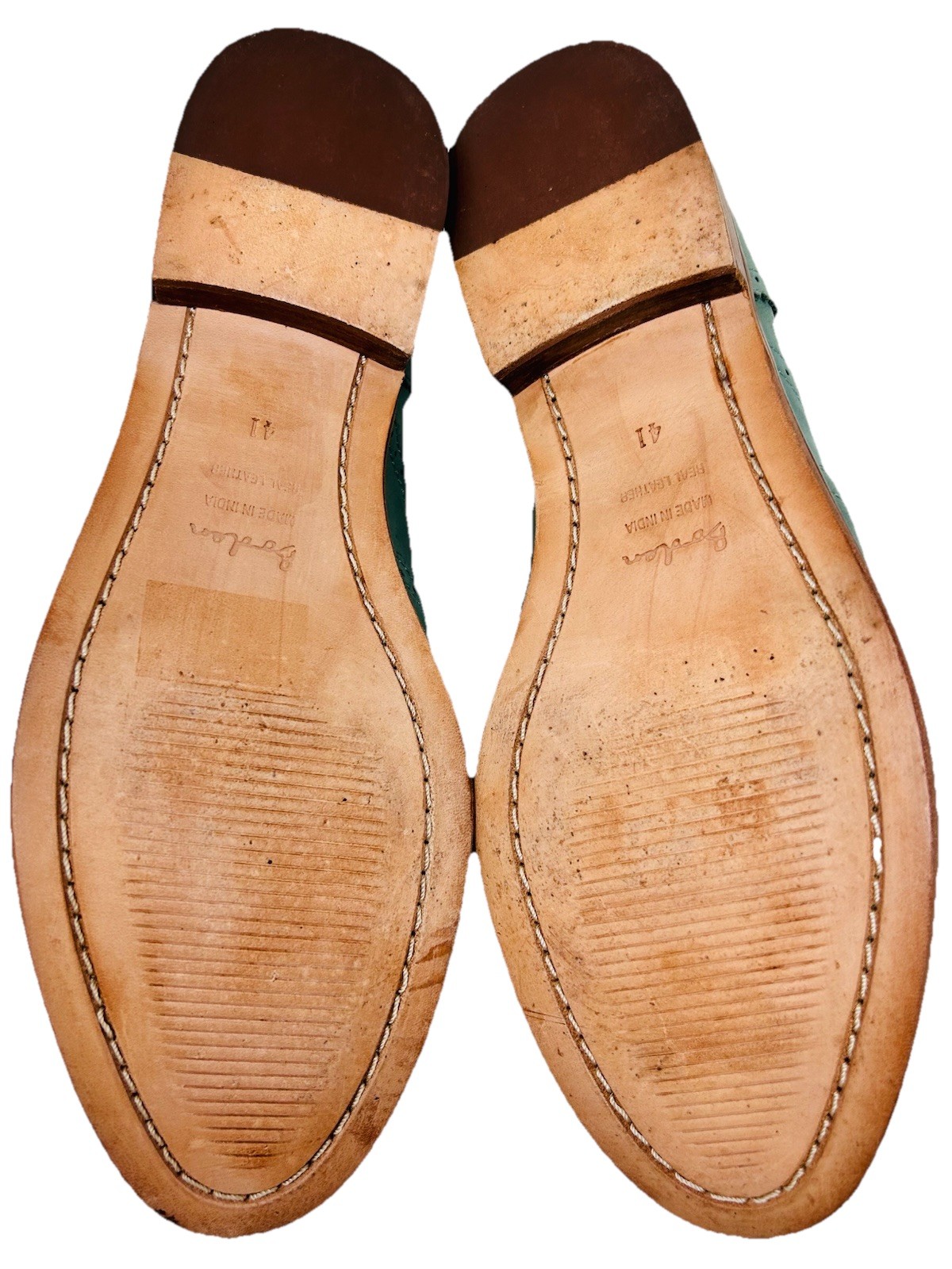 Boden Teal Suede Wingtip Oxfords Brogue Women's Size 41 EUR 9.5 -10 US.