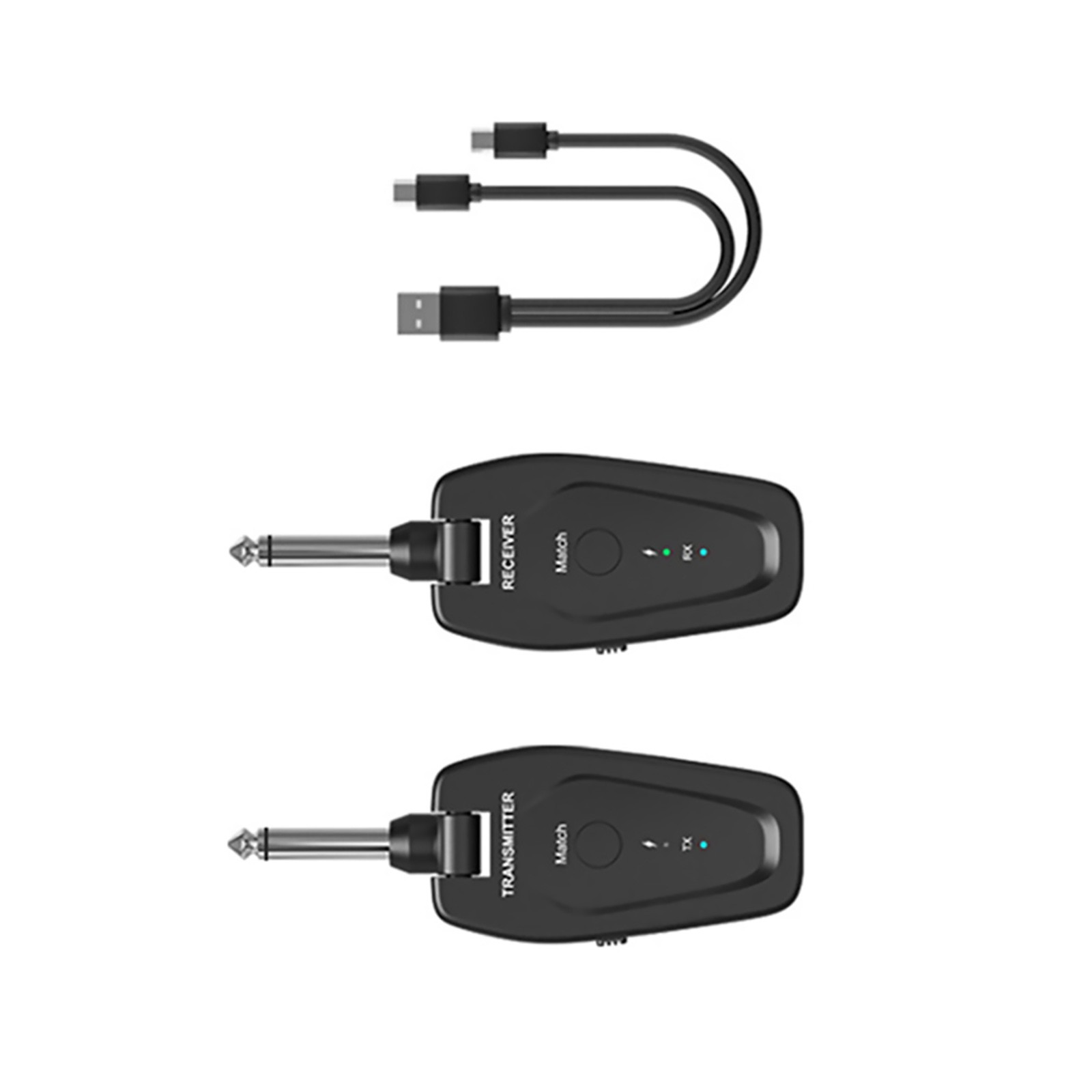 New UHF Wireless Guitar System Transmitter Receiver Instrument Accessories