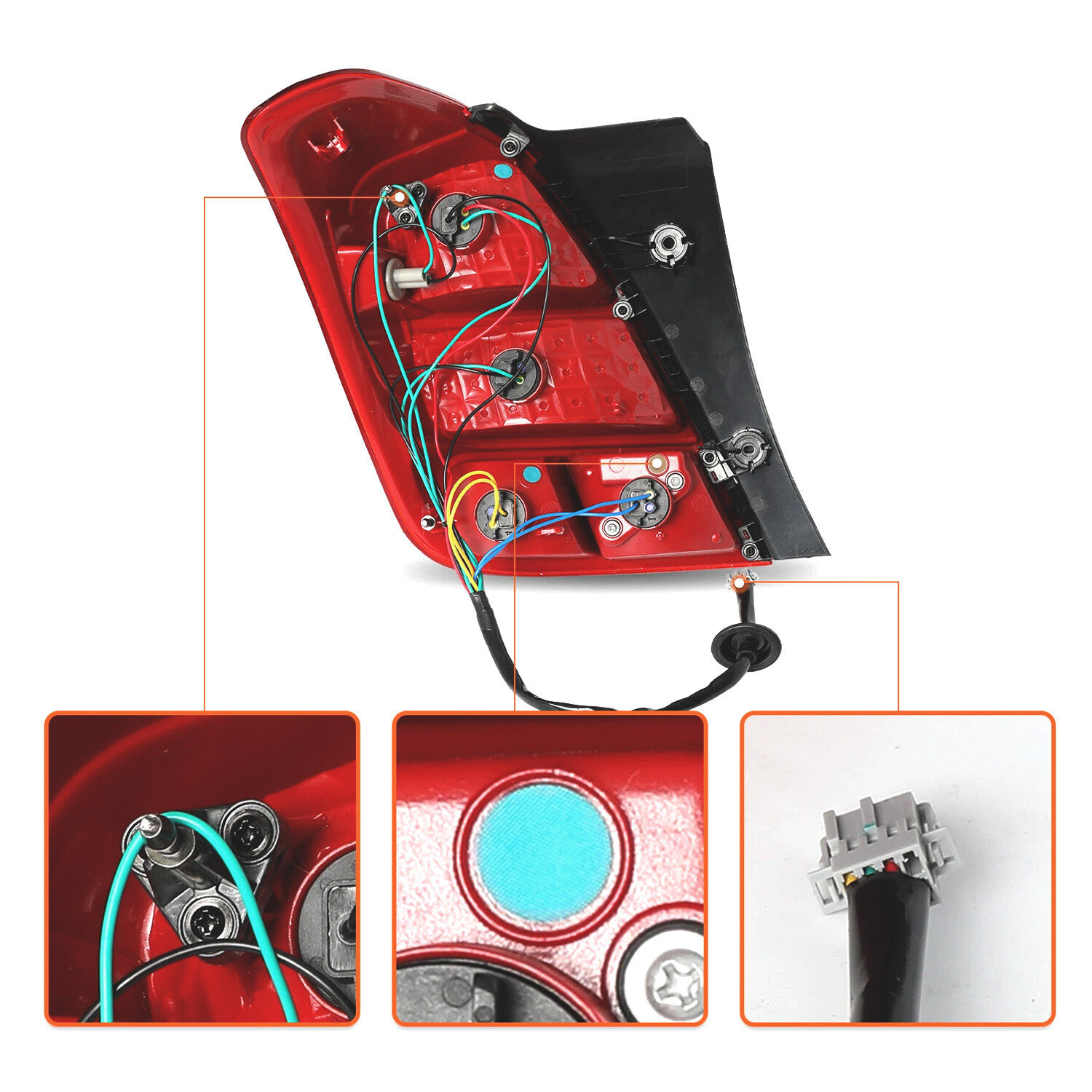 For 2013-2022 Chevy Trax LS Halogen Tail Light Brake Lamp Passenger Side 13-22