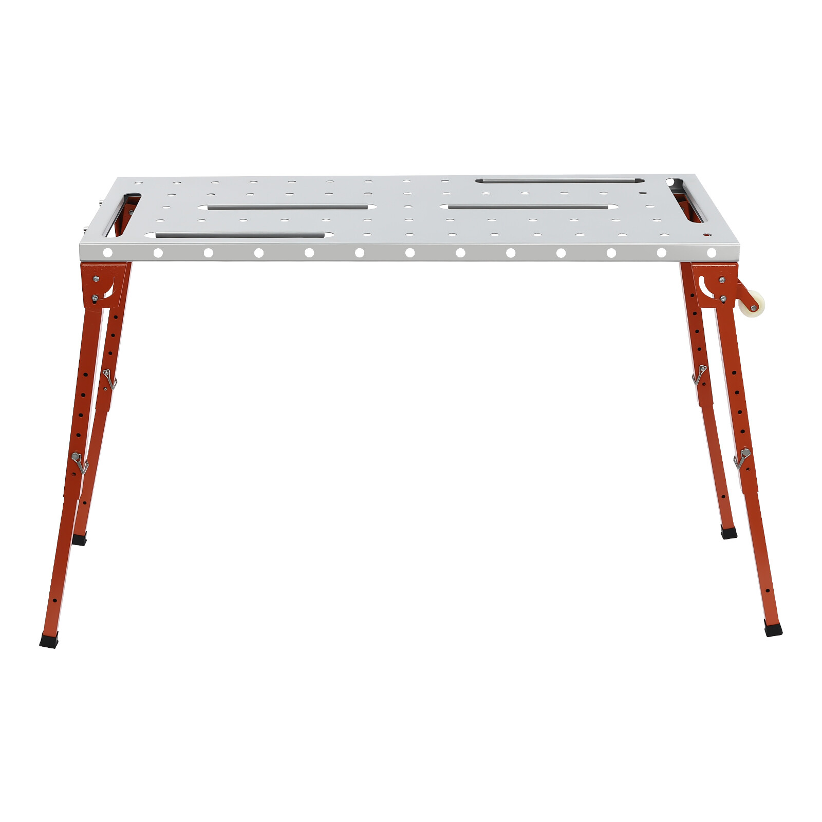 Steel Portable Welding Table Welding Workbench Table Folding Work Bench Silver