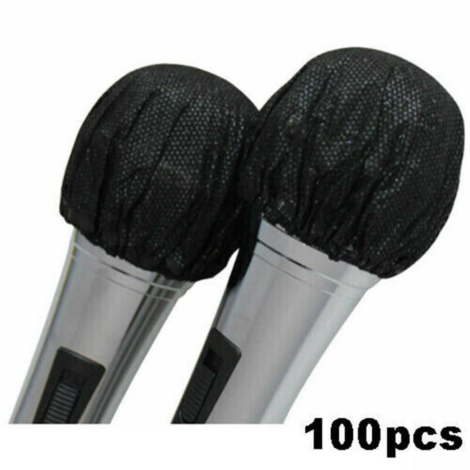100Pack Microphone Pop Filter Hygiene Cover Odor Removal Disposable Mike Sponge