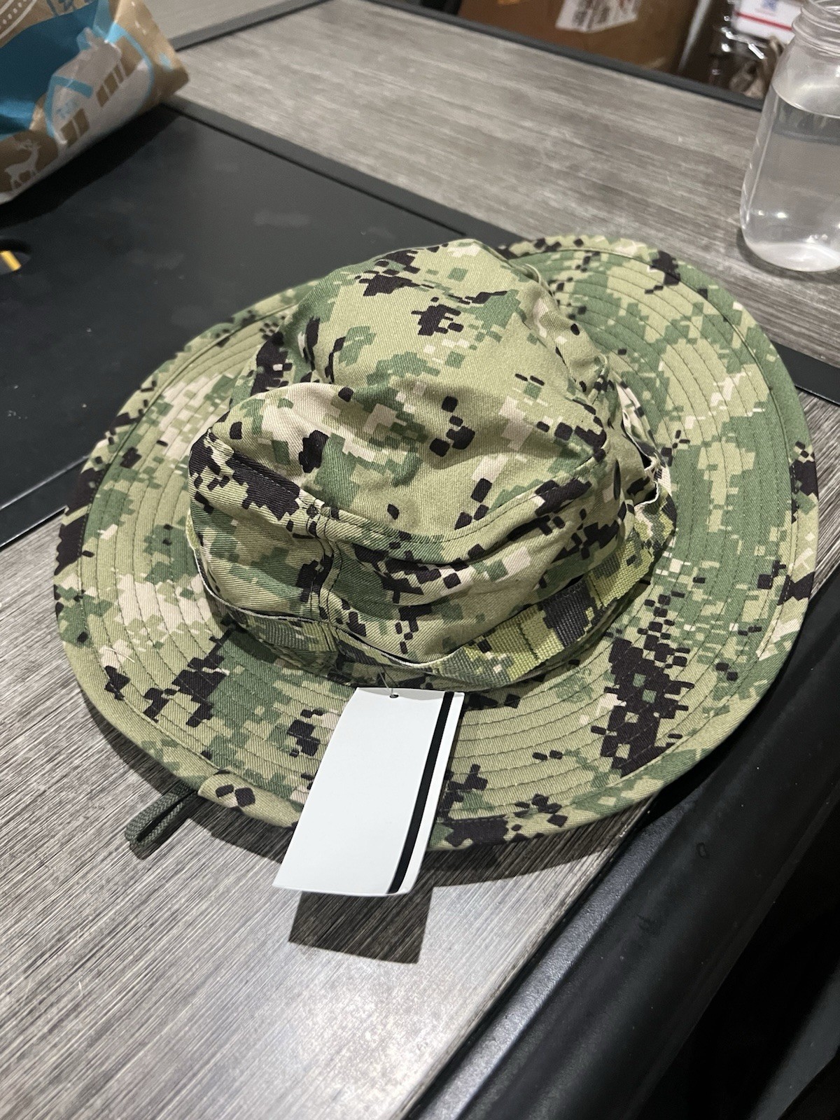 USGI NEW US NAVY NWU Type III  AOR2 Woodland Boonie Hat SUN COVER size XL