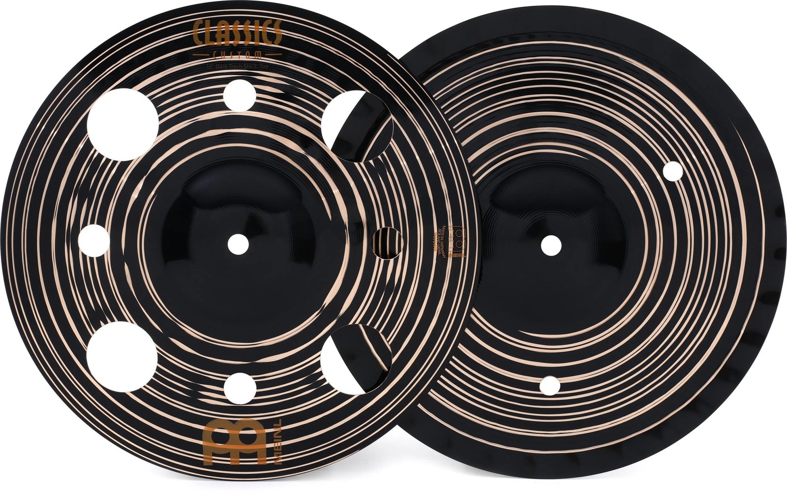 Meinl 12" Classics Custom Dark Trash Stack