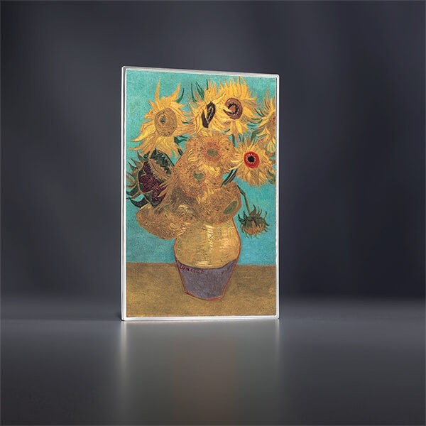 2026 Cameroon Sunflowers, Vincent van Gogh 1 oz Proof Silver Coin