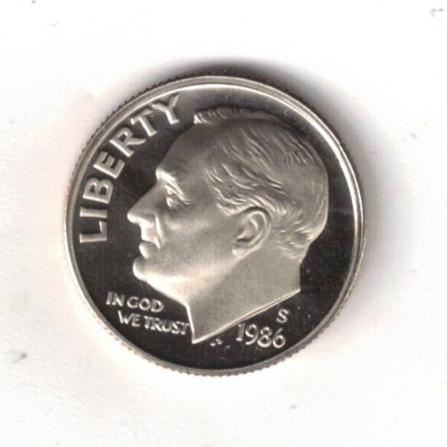 1986-S San Francisco Proof Roosevelt Dime!