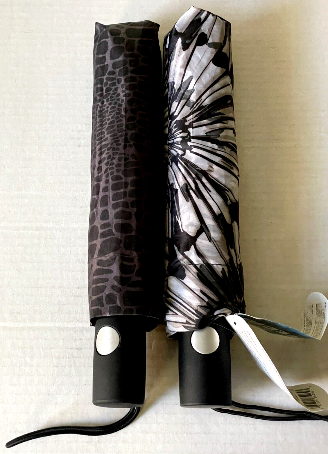 Lot of 2 Skytech Automatic Super Mini Umbrellas Animal/Floral Print #RT-852 NWT