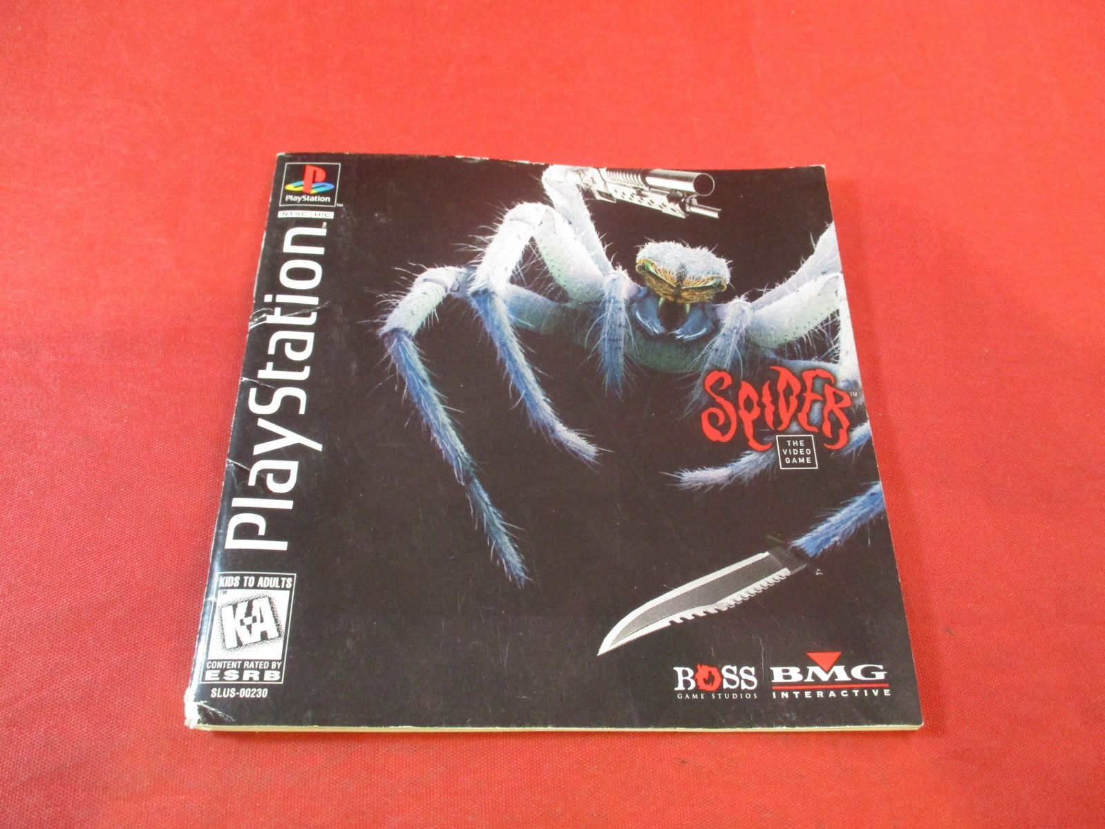 Spider The Video Game Playstation 1 PS1 Instruction Manual Booklet ONLY