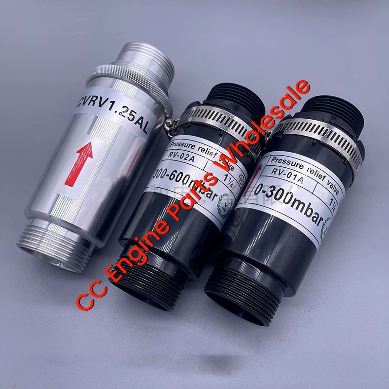 1PCS RV-01A 0-300mbar RV-02A 300-600mbar Blower Pressure Relief Valve