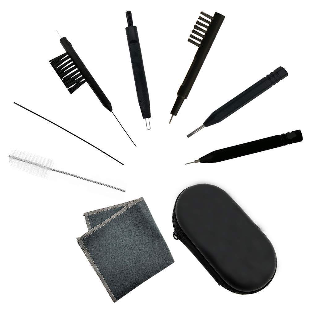 Hearing Aid Cleaning Tools 8 Piece Brush Kit Earbuds Headphones Cleaner Audifono
