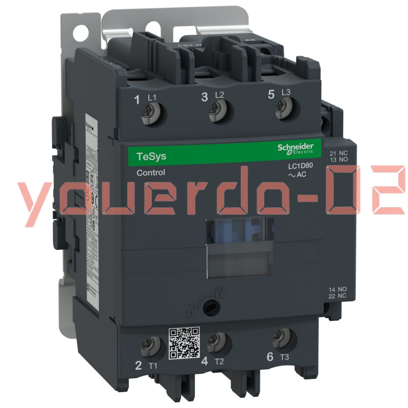 1PC New With Schneider LC1D80FE7 TeSys Deca threepole contactor, 0A,115V,50/60Hz
