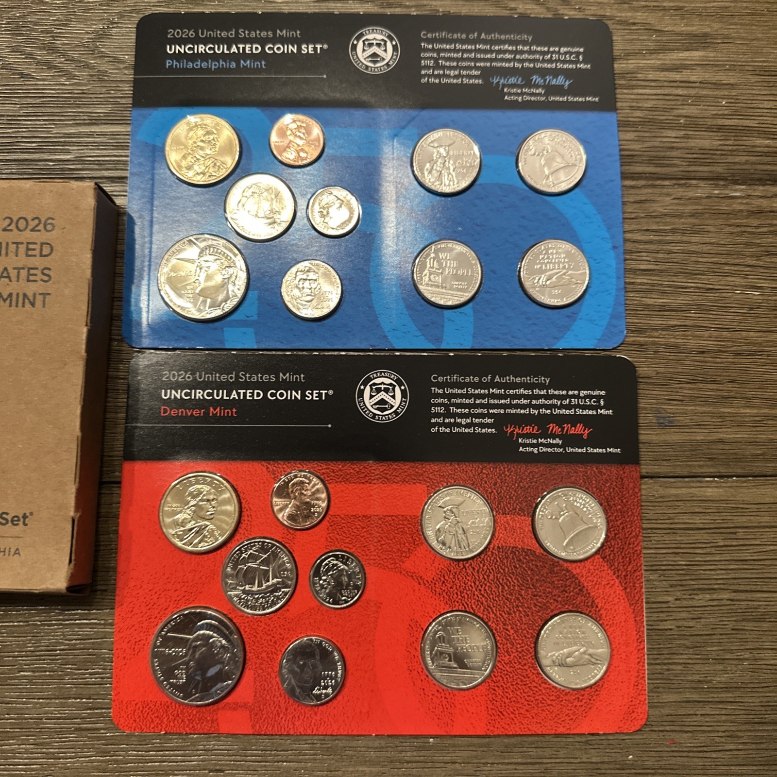2026  In Stock  MINT SET P&D With The True Last Penny From The Mint