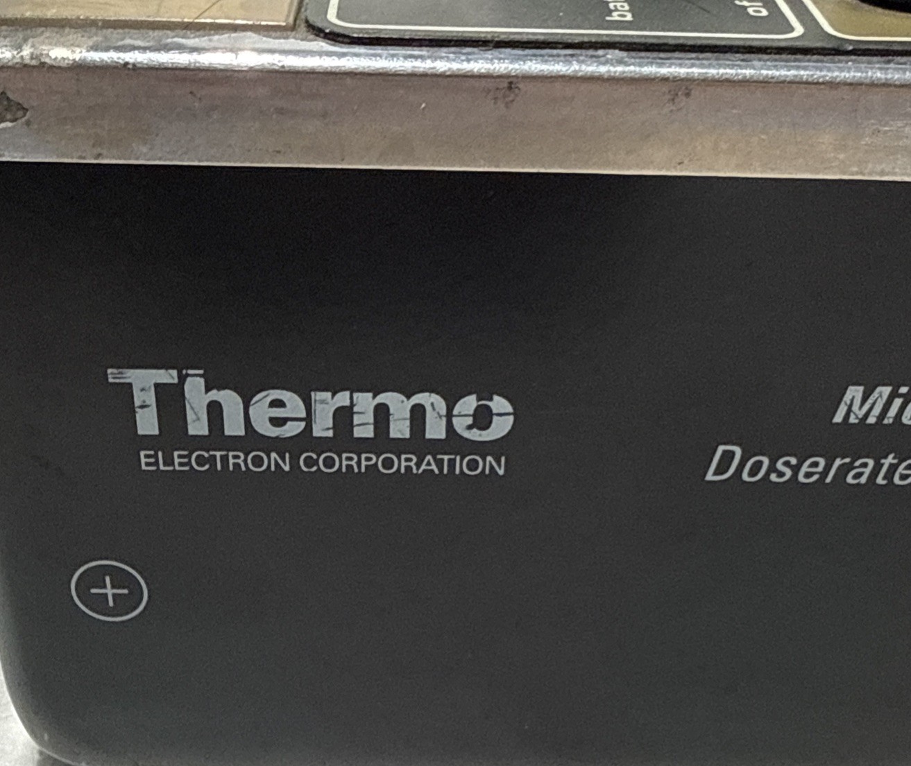 Thermo Scientific Micro Rem Survey Meter Radiation Detector Range Selector Dial