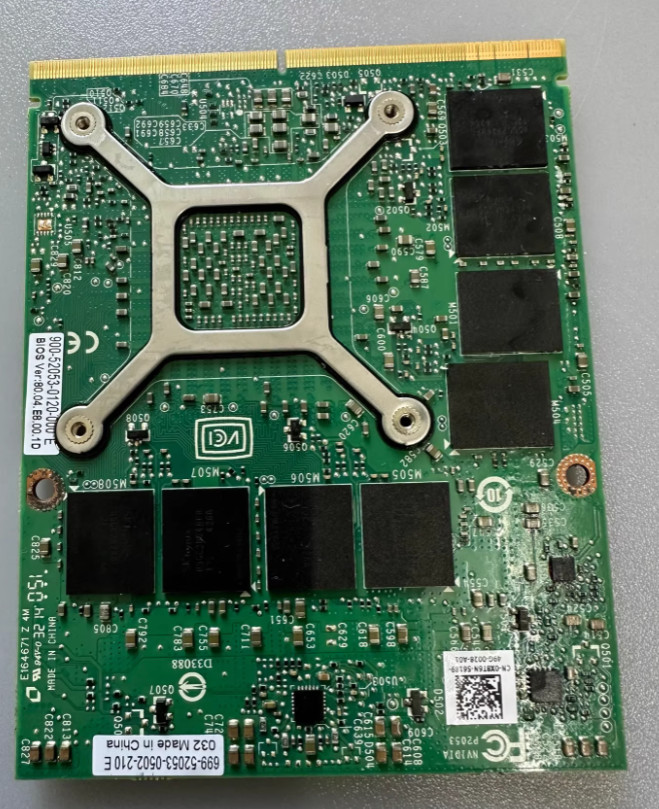 Nvidia Quadro K4100M 4GB MXM GPU - Replace 6970M for Apple iMac 27” A1312