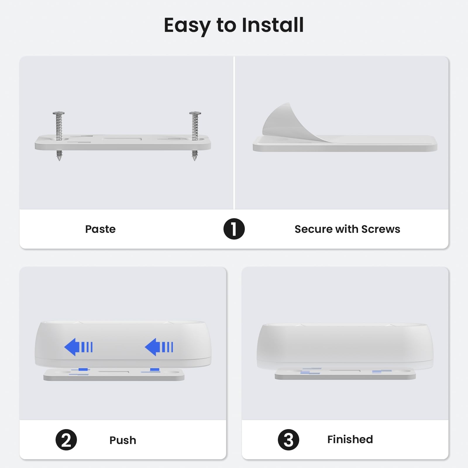 Mailbox Alarm, Wireless Long Range 1 Alarm 1 Chime, White