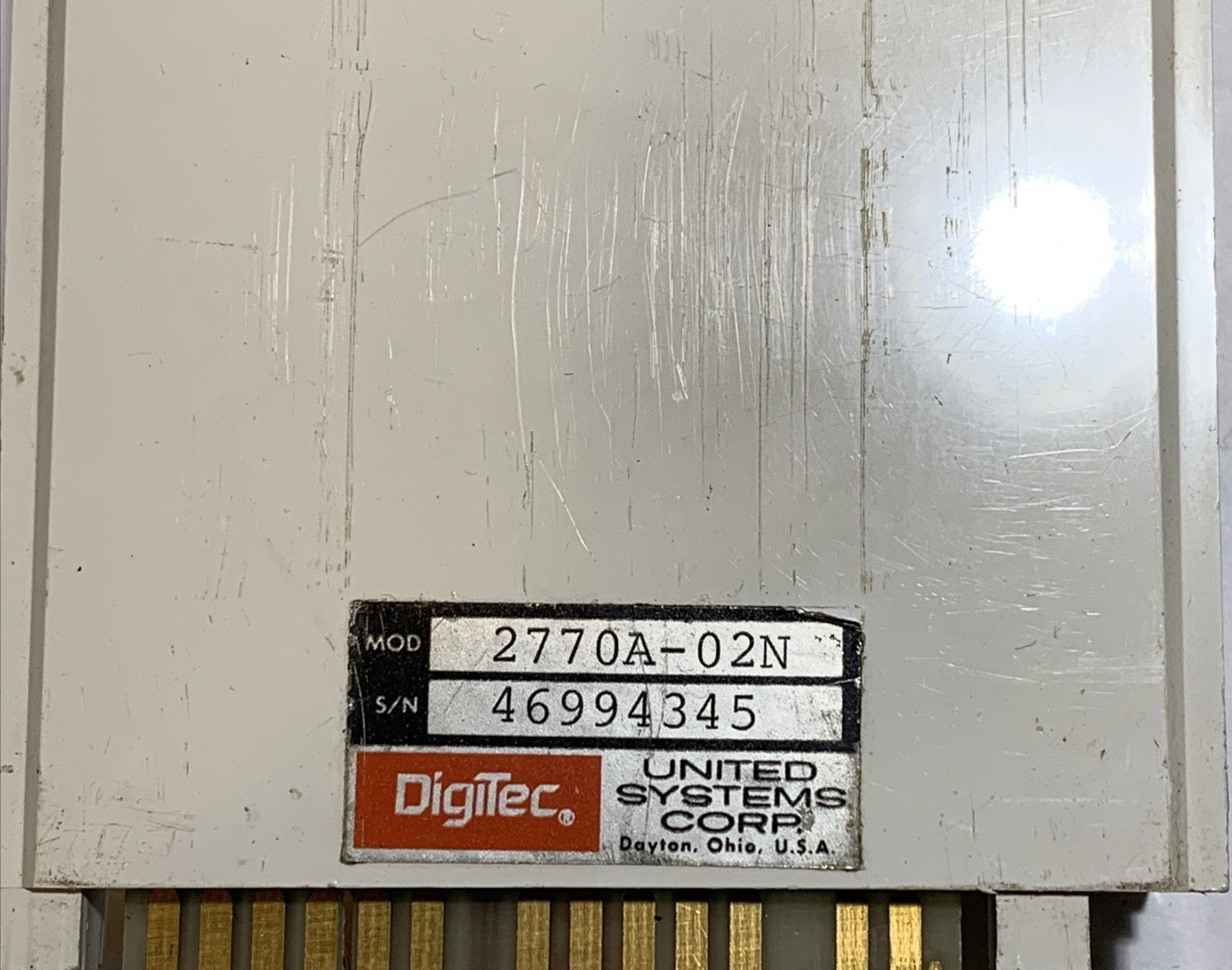United Systems Corp. Digitec 2770A Panel Meter