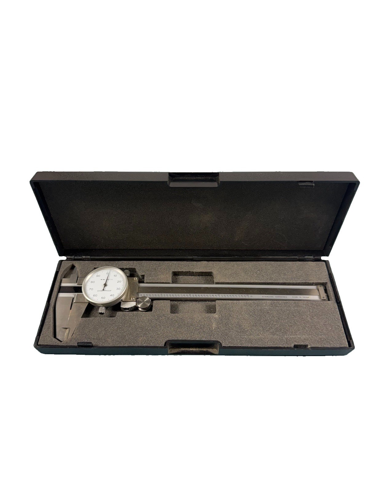 6" Dial Caliper Stainless Steel Shockproof .001" Machinist Tool with Case