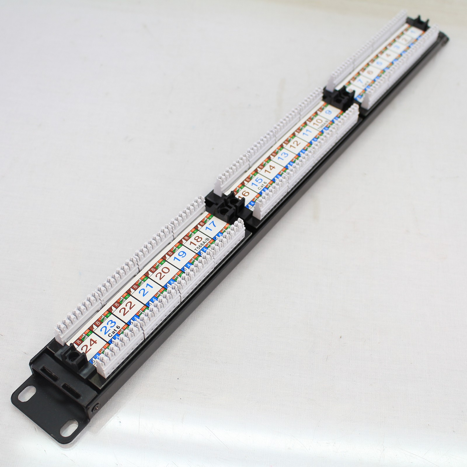 Platinum Tools 661-24C6 24 Port Cat6 Non-Shielded Patch Panel