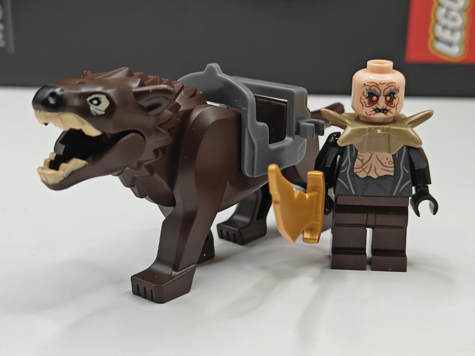 NEW LOTR Yazneg with Warg Custom Lego Minifigure 79002 Hobbit Lord of the Rings