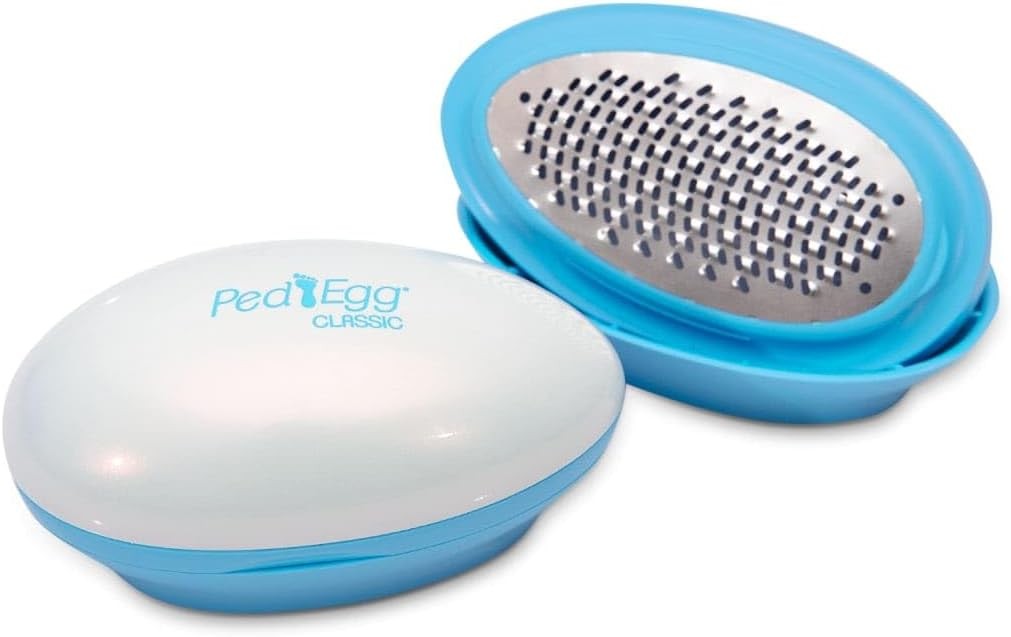 PedEgg Foot File – Traps Shavings Inside for Mess-Free Use – Painless Callus