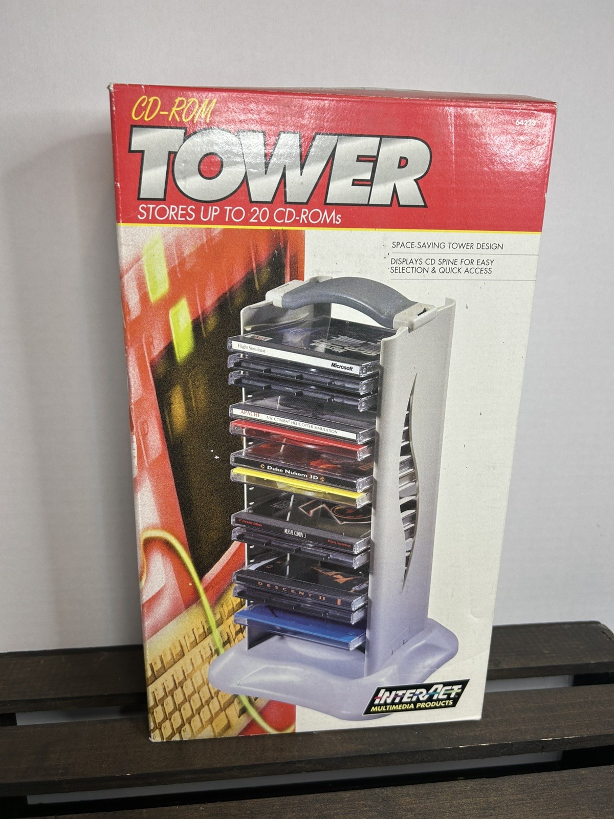 InterAct Multimedia Products CD-ROM Tower, model number 64223 IN BOX