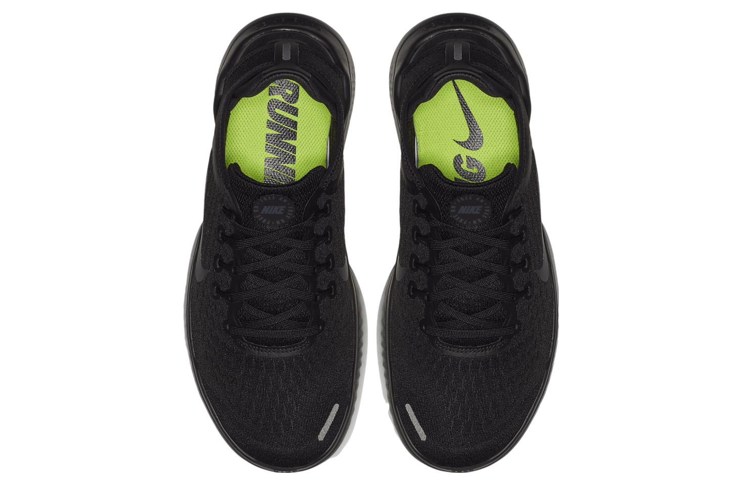 Nike Free RN 2018 Black Anthracite Triple 942836-002 sz 7 Men's Run Nby Running