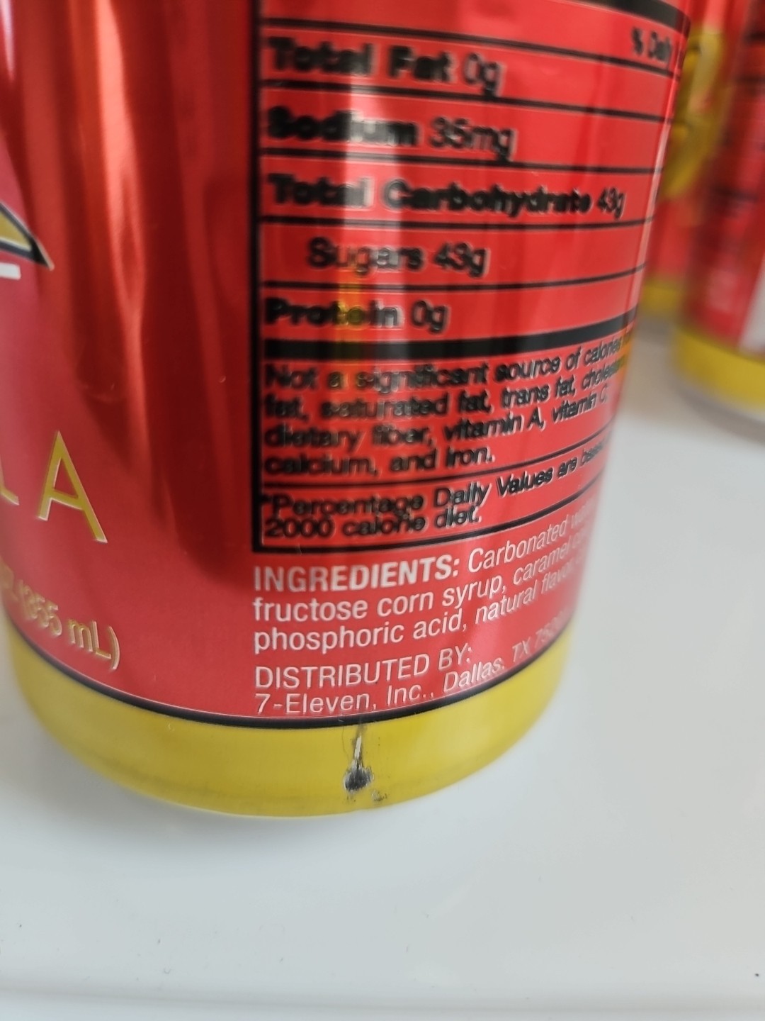 Simpsons Buzz Cola Six Empty Cans