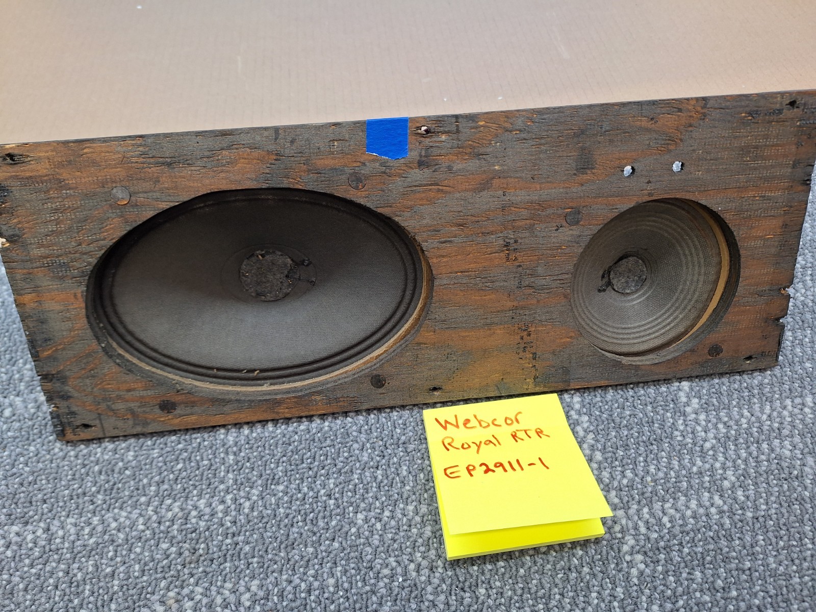 Webcor Royal Speakers