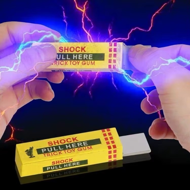Electric Shock Chewing Gum Prank Toy Funny Gag Trick Joke Gift
