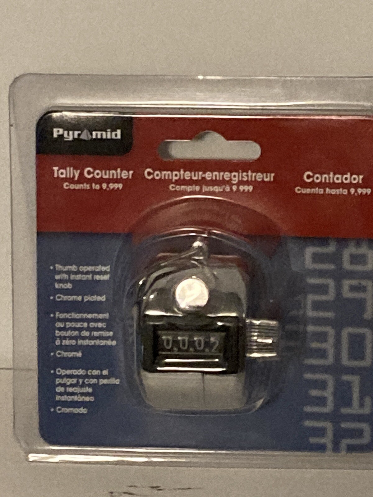 Pyramid Tally Counter #14300 Thumb Operated