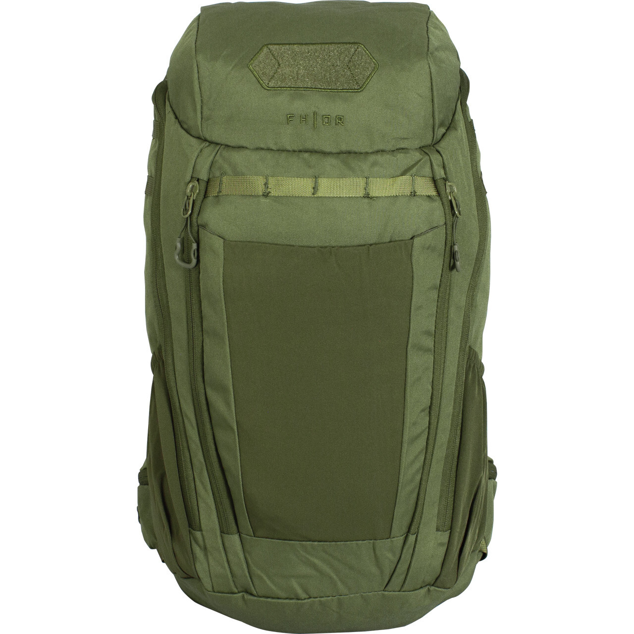 FHIOR Tactical Backpack 30L Green w/Large Main Compartment Adjustable Straps