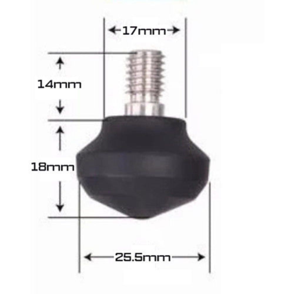 Leofoto LF Rubber Feet for Tripods (Set of 3) 30mm Universal Size