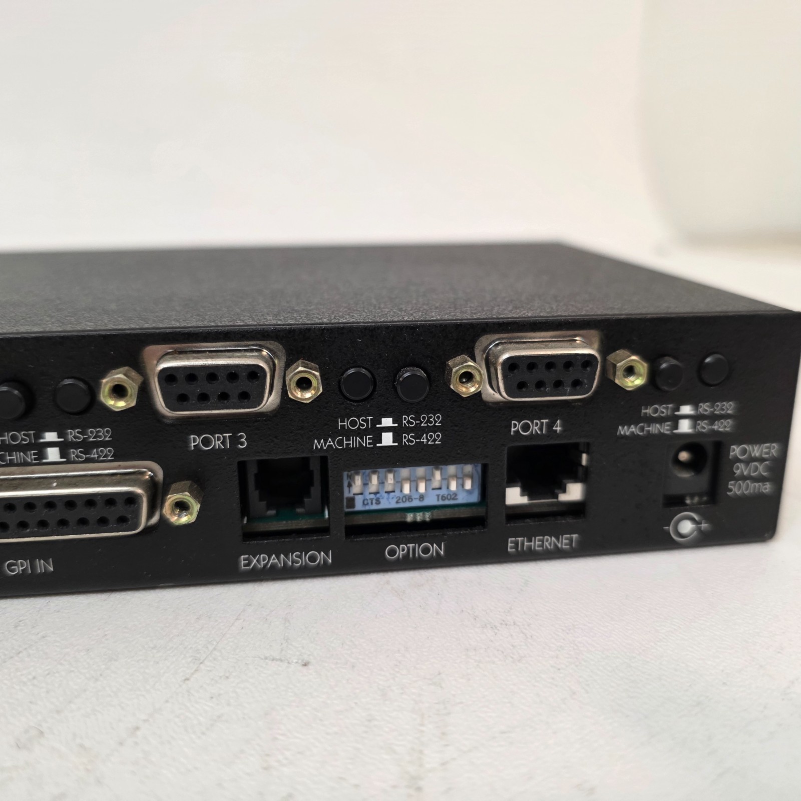 JLCooper eBox Quad RS-232/422 (9-Pin) and GPI hardware Interface