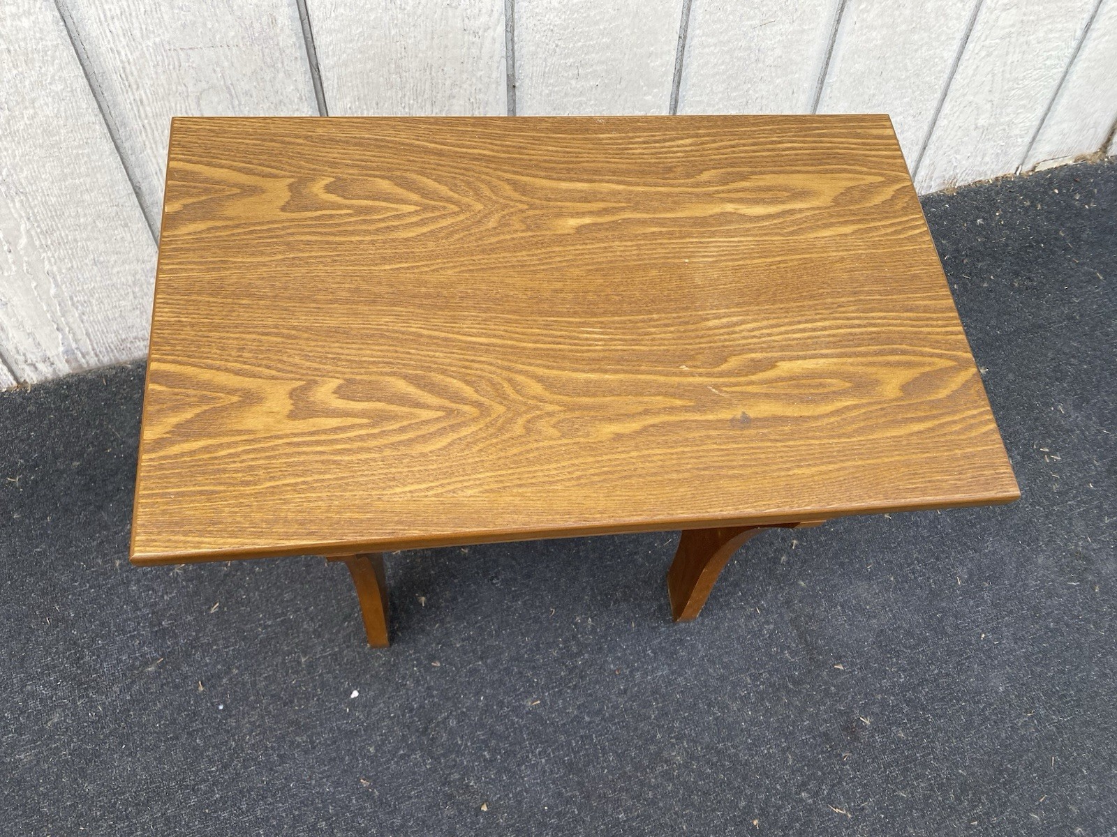 66601 Solid Oak Footstool Bench Stool