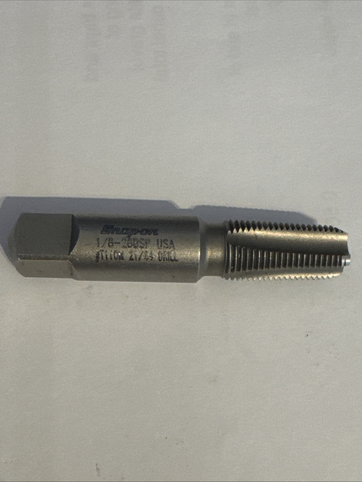 Snap On 1/8”-28 BSP Single Hex Tap T110MA NEW