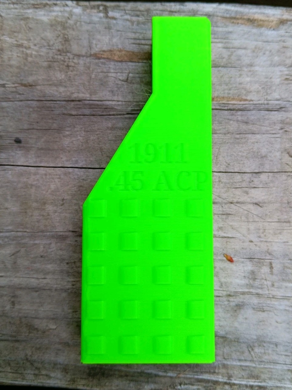 1911 .45 ACP Single Stack Speed Loader/Finger Saver For Magazine - Green